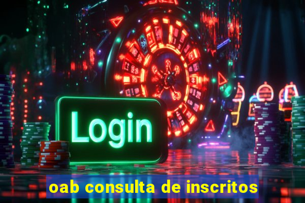 oab consulta de inscritos