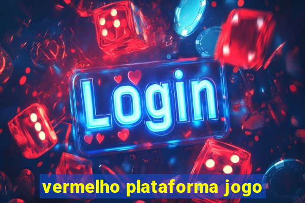 vermelho plataforma jogo