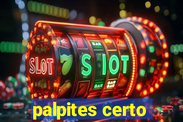 palpites certo