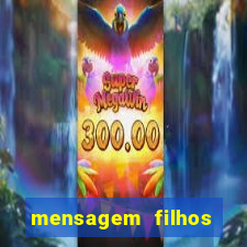 mensagem filhos herança do senhor