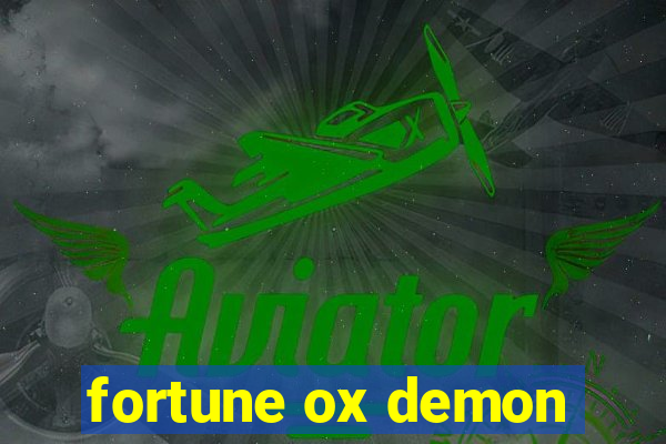 fortune ox demon