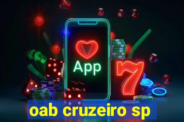 oab cruzeiro sp