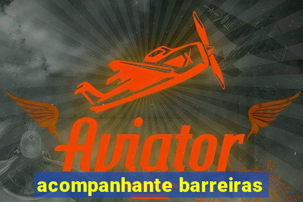 acompanhante barreiras