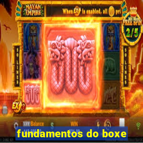 fundamentos do boxe