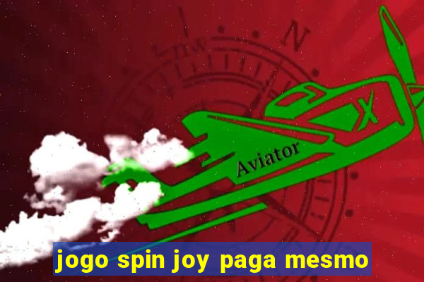 jogo spin joy paga mesmo