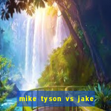 mike tyson vs jake paul assistir online